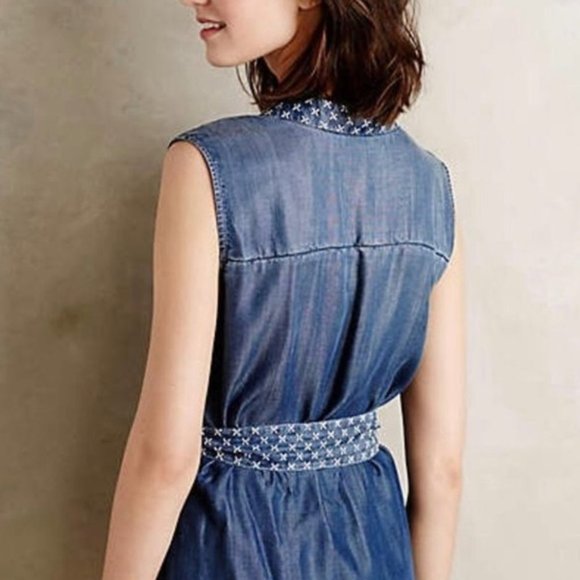 Anthropologie Holding Horses Top Embroidered Small - Picture 2 of 8